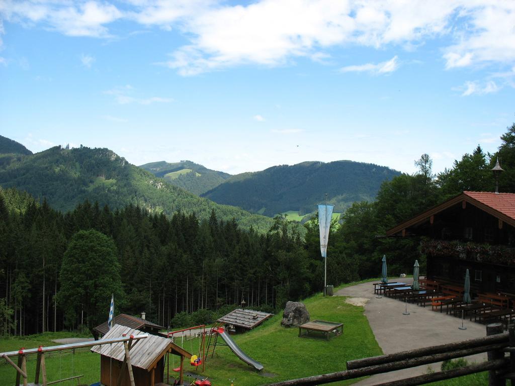 Almbruennerl Die Almhuette Auf Der Raffner Alm Ruhpolding Room photo